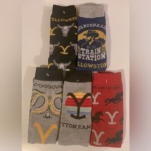 Fun Novelty Socks Featuring Yellowstone